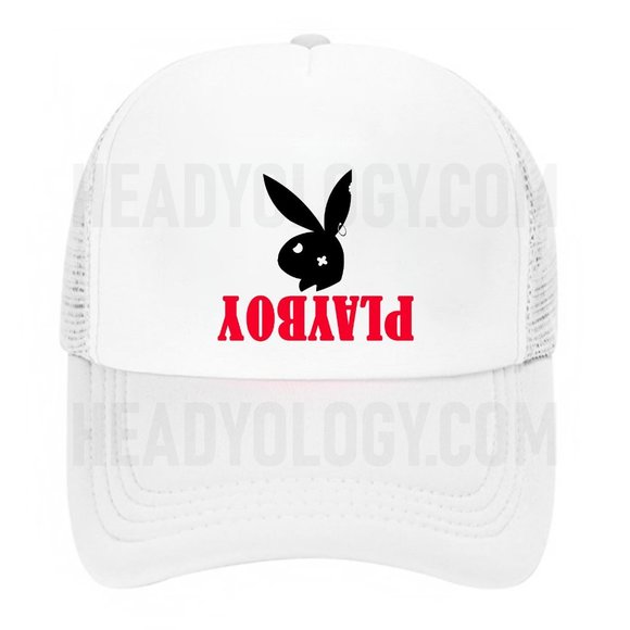 BlackPlayboy Bunny baseball hat meshaback snapback trucker hat - Picture 5 of 10